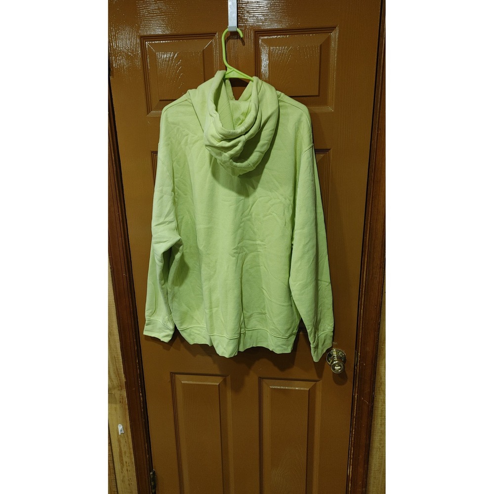 Nike Hoodie Mens XXL Lime Green Good Pullover Futura Logo Sportswear - Picture 4 of 6